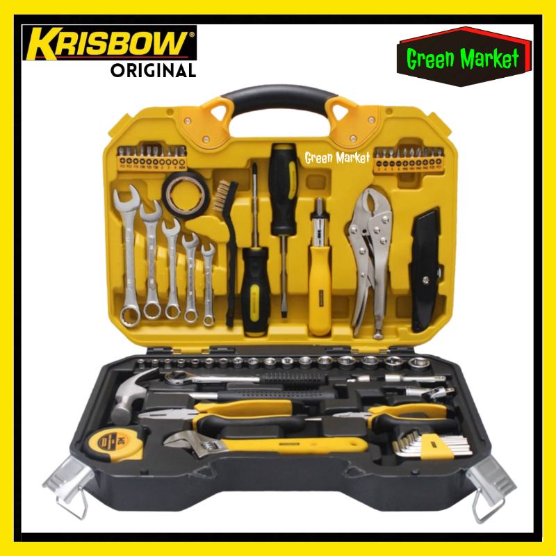 Krisbow Tool Set 66 pcs || Tool Kit Krisbow Set