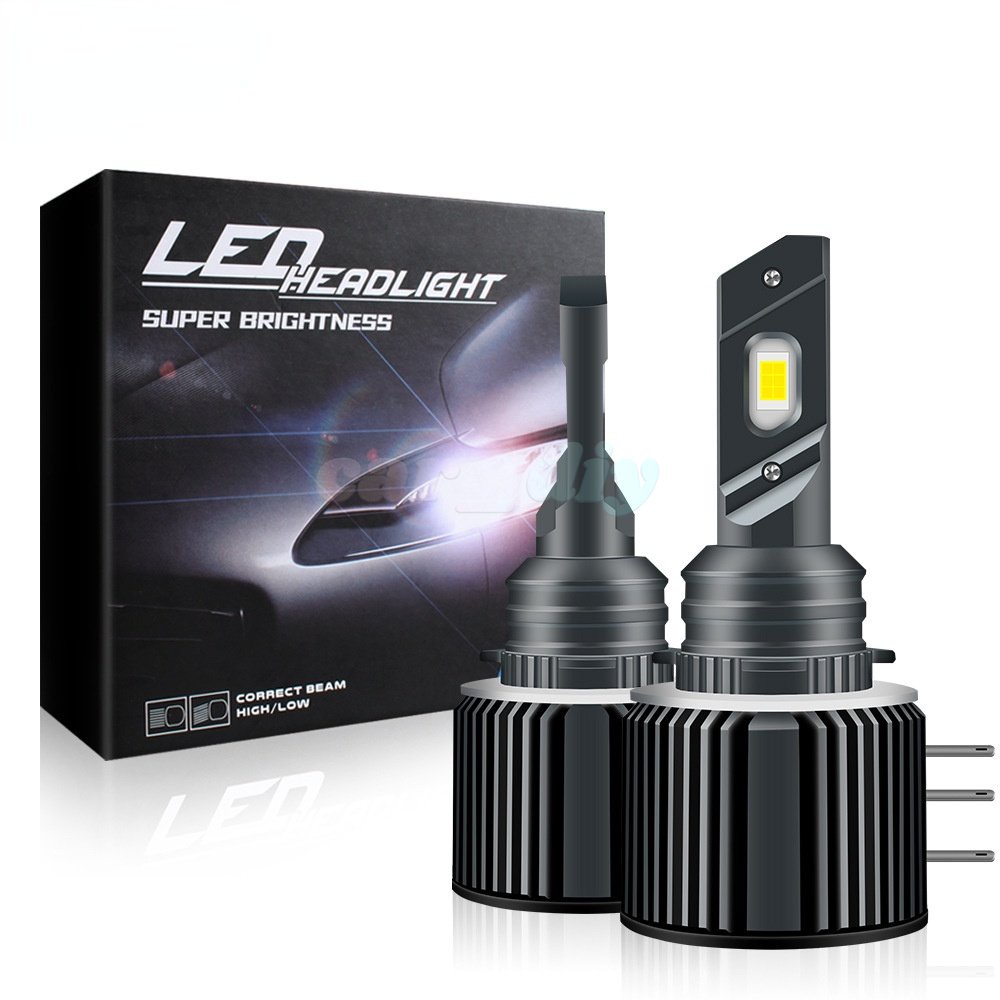 2pcs Lampu LED H15 90W 20000LM Untuk Mercedes Benz BMW Volkswagen VW Golf Turbo