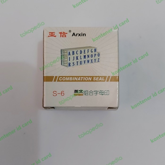 

Promo Bulan Ini Stempel Huruf Rakitan S6/Stampel Alpabet (4Mm) Promo
