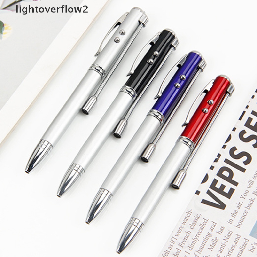 (lightoverflow2) 1pc Pulpen Tinta Invisible Bahan Plastik Untuk Kantor