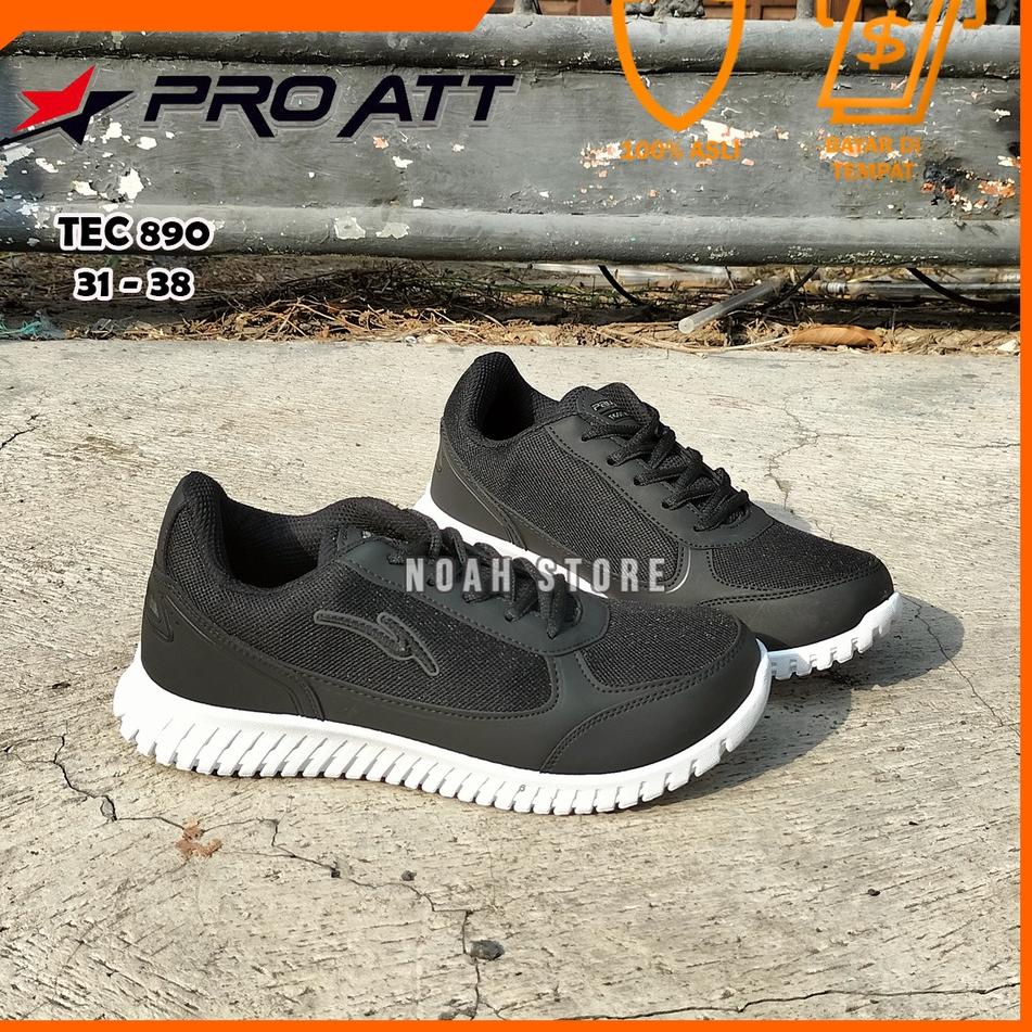 Termurah NOAH - PROMO Sepatu Sekolah Anak PRO ATT TEC 890 35 - 42 / Sepatu Sekolah Hitam / Sepatu Sn