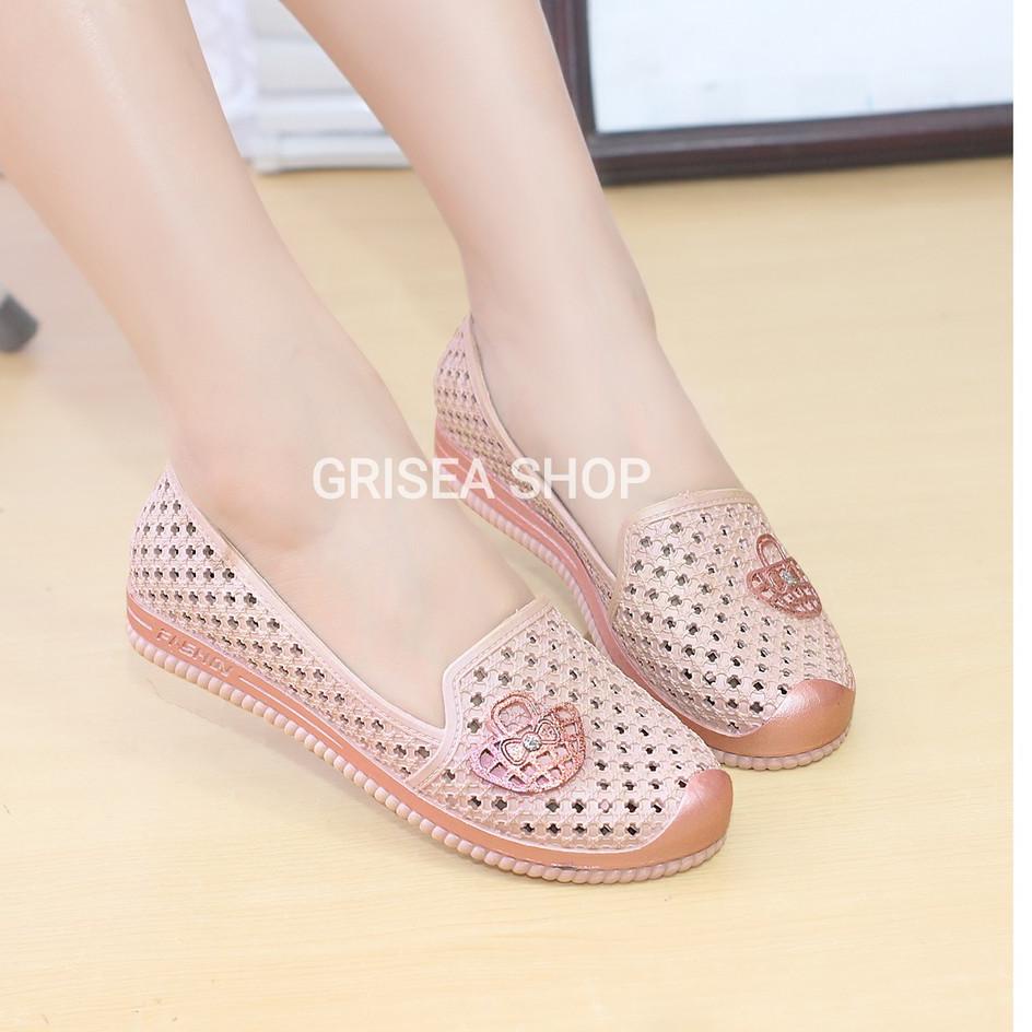 7y✶Diskon❆➬ Grisea Sepatu Jelly Shoes Bunga QQ 300 / QQ-300 88