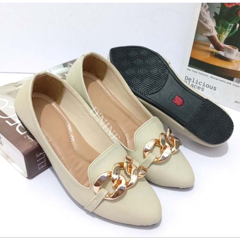 SERENNA WS 01 Sepatu Wanita flatshoes sol karet