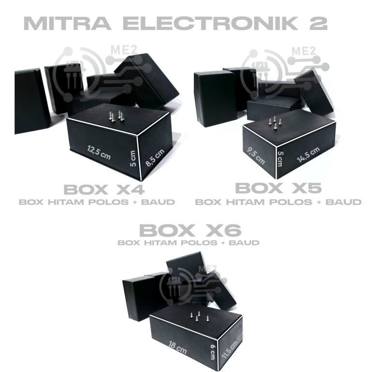 BOX HITAM PLASTIK TYPE X4 X5 X6