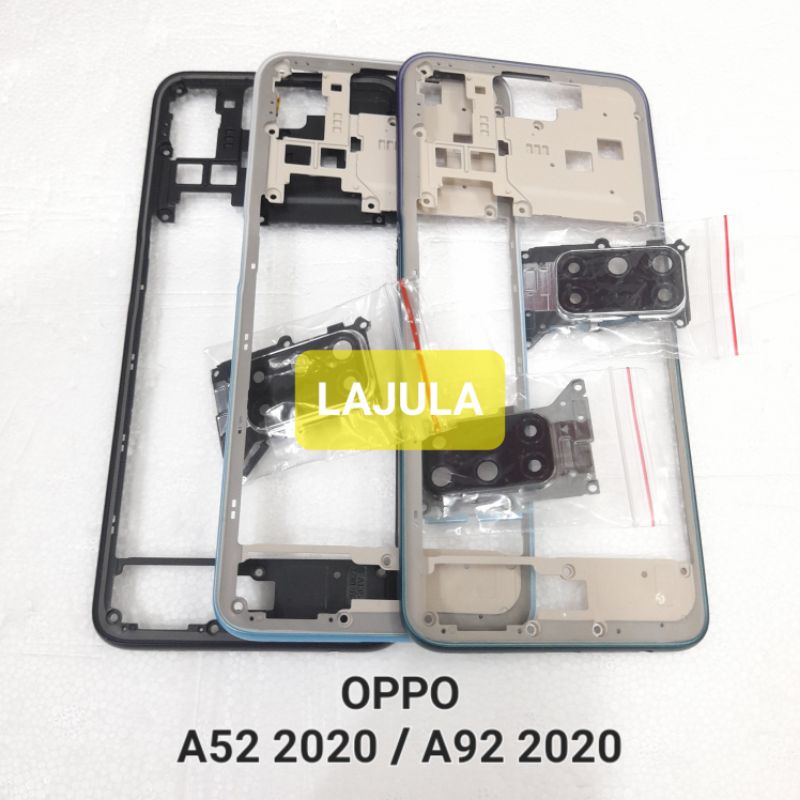 bezel bezzel tutup mesin tulang samping oppo a52 / a92 oppo a92 2020 / a52 2020