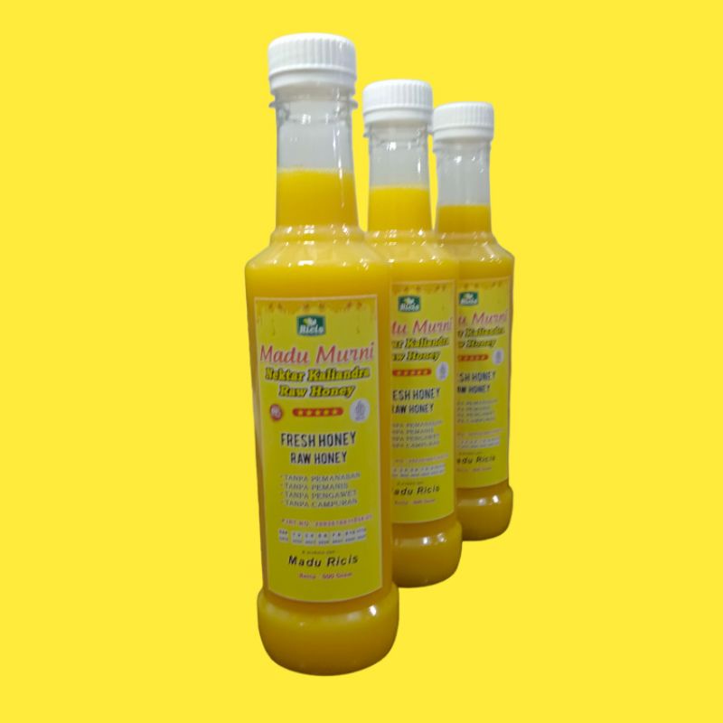 Madu murni kemasan botol 500gr Madu kaliandra Madu randu madu multiflora madu hitam pahit Madu hutan madu asli madu murni raw honey madu mentah madu nektar kaliandra madu nektar randu madu nektar multiflora madu ricis Madu botol marjan