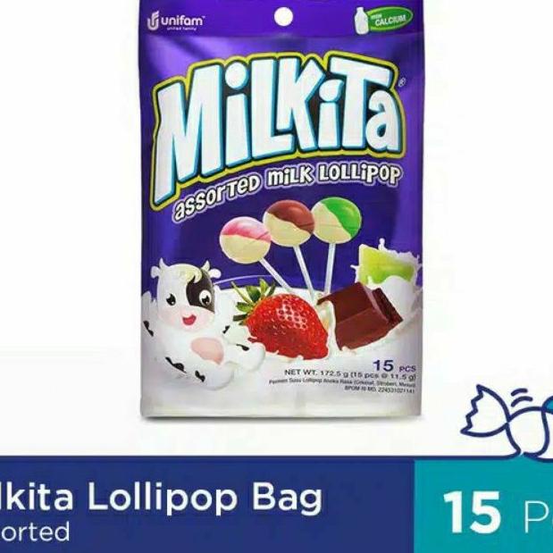 

Kejar Promo--MILKITA Lolypop isi 15's (mix)