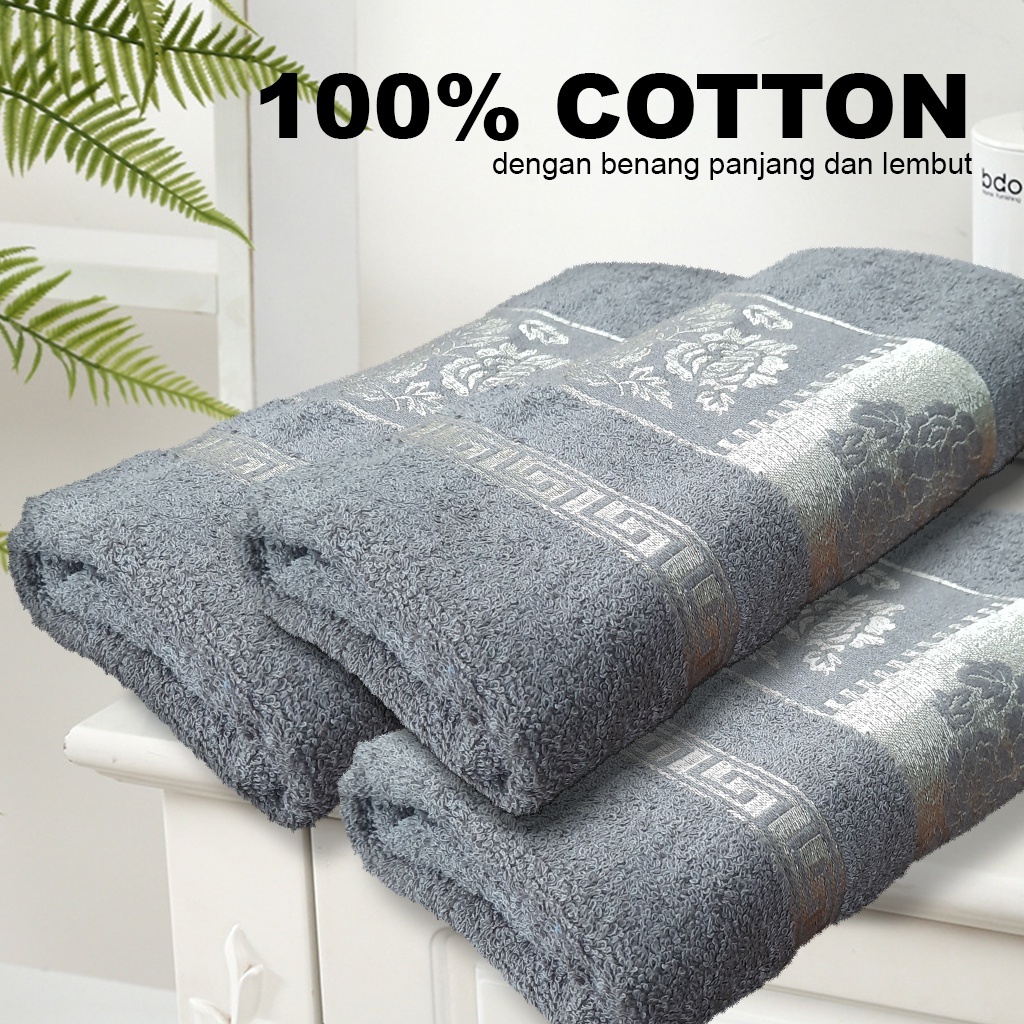 Handuk Mandi Katun Handuk Mandi Dewasa Ukuran 140cm X 70cm Handuk Mandi Lembut Handuk Mandi Multifungsi Terbaru Berkualitas - J3A1