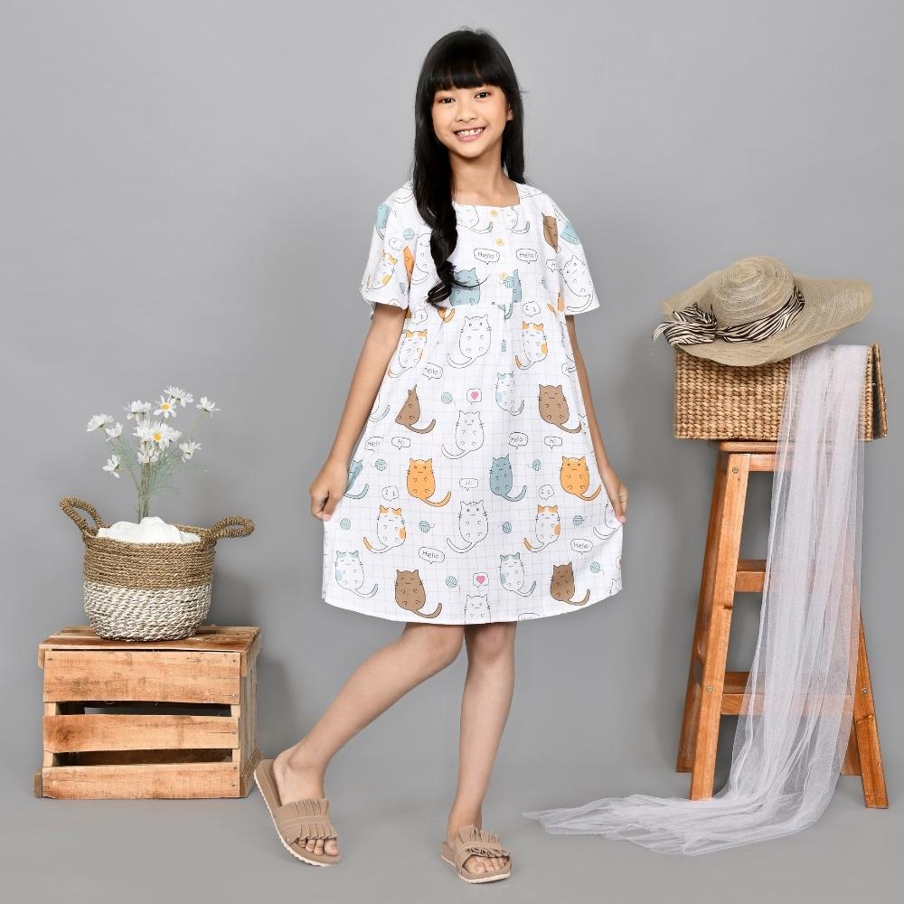 NYENYAK Daster Anak 4 - 6 Tahun Bahan Katun / Daster Karakter