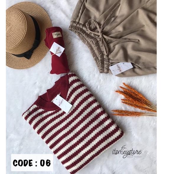Menarik One set Outfit Atasan Sweater / One Set Ootd Murah / viral / MeystoreOfficial