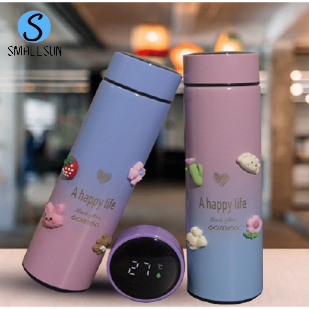TRAVEL MUG TERMOS KOPI GELAS AIR MINUM Tahan panas Termos coffee kopi 500 ML lucu cute gemoy