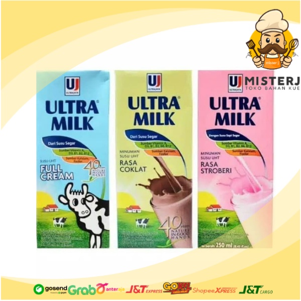 

Susu Ultra Milk | All Varian Rasa | 250 ml