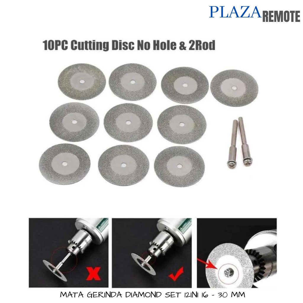 18 MM MATA GERINDA POTONG BESI BATU MINI CUTTING GRINDING WHEEL SET 12IN1