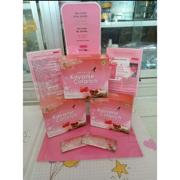 Cholagen Kayani Colarich minuman serbuk