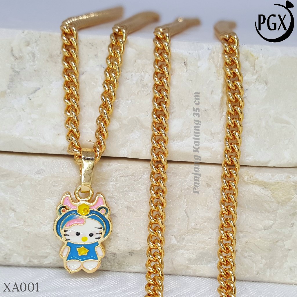 PGX Kalung Anak Perempuan Xuping Lapis Emas Aksesoris Fashion Perhiasan Premium - XA001