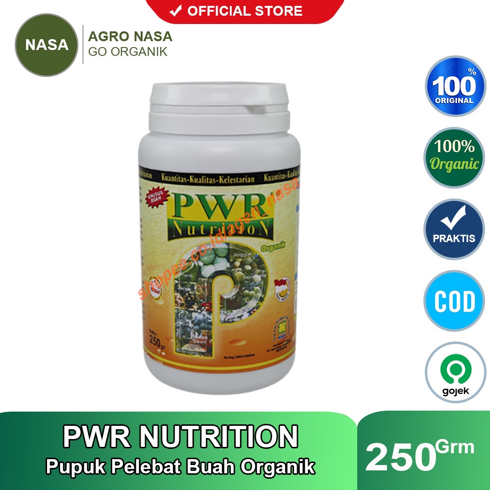 Pupuk Buah Power Nutrition Nasa 250gr Pupuk Perangsang Buah