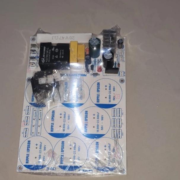 PCB PSU POWER AMPLIFIER PLUS SOFTSTART untuk 8 ELCO