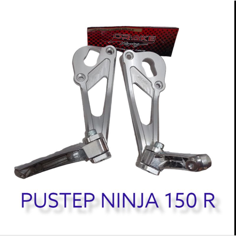 Step footstep jomblo Ninja R dan Ninja RR knalpot cobra Bracket Drake