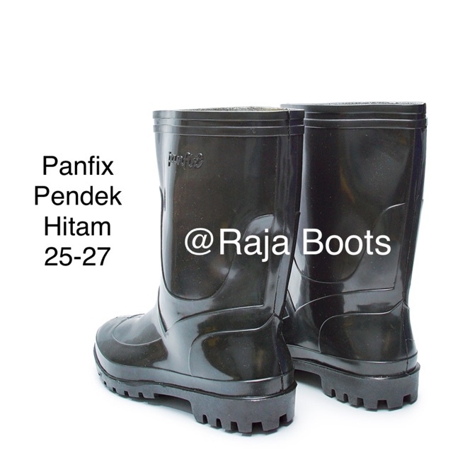 Sepatu Boot Pendek Termurah Panfix Boots Hitam