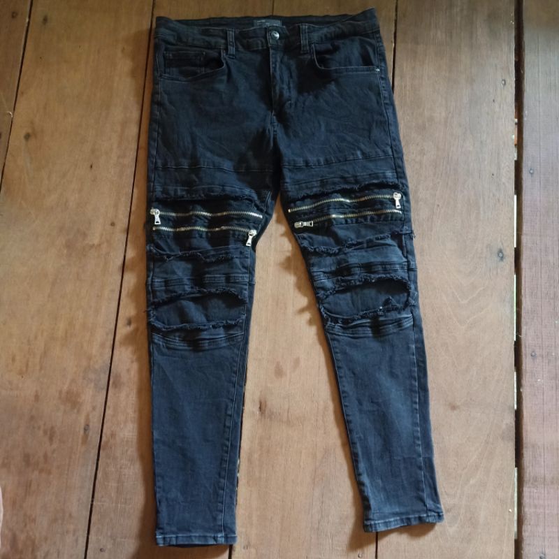 Zara Man Biker Jeans skinny