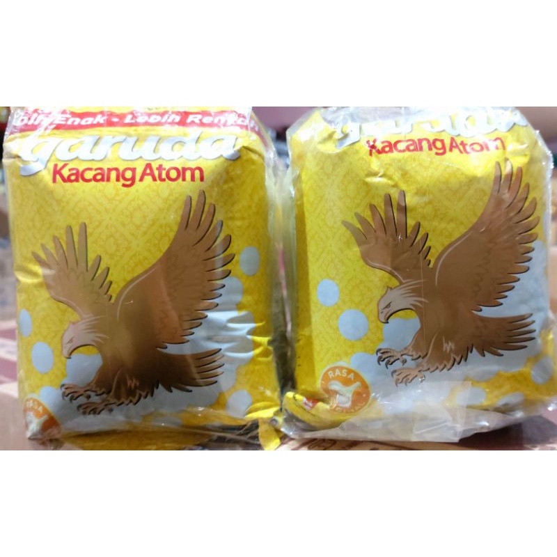 

Garuda Kacang Atom Renceng 20gr isi 10 Bungkus