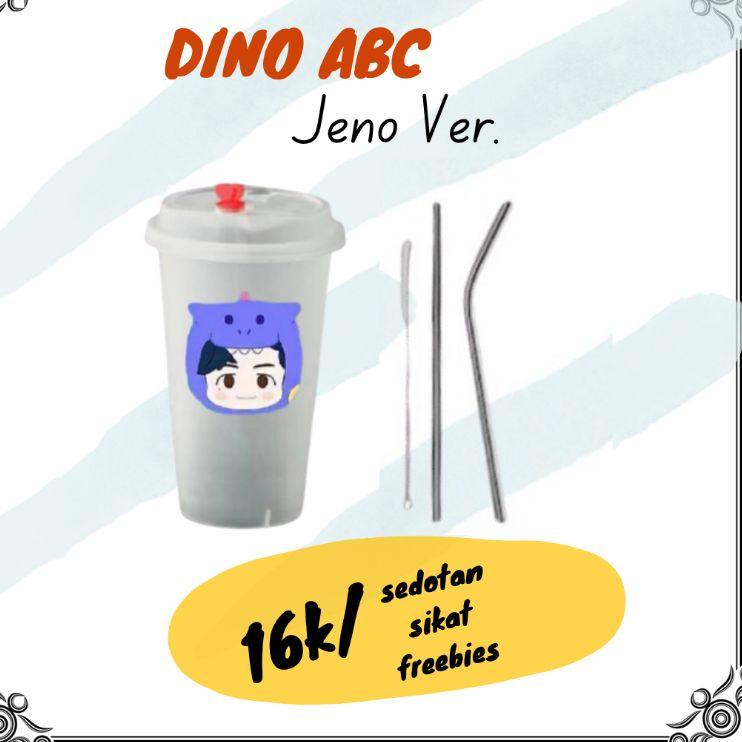 

Trcc1C6o--Reusable Cup Dino ABC + straw + sikat + box + freebies