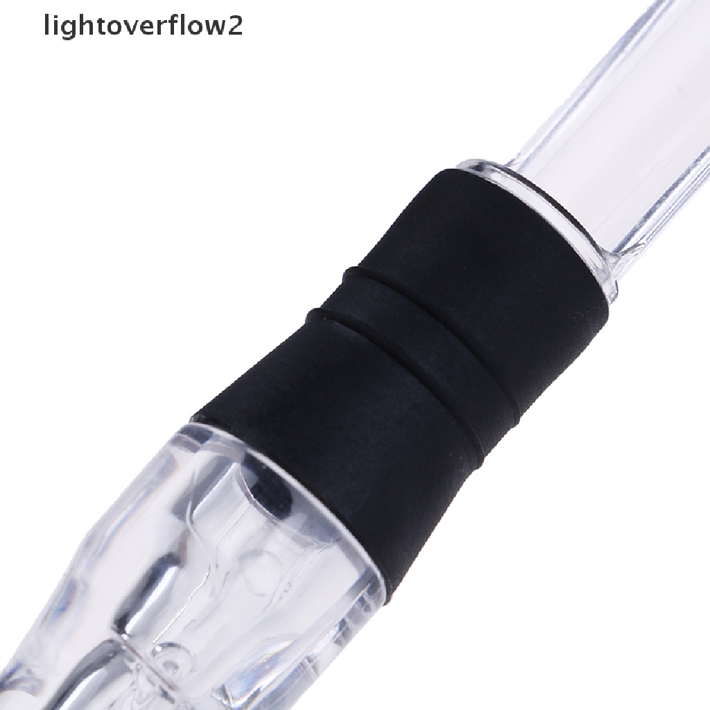 (lightoverflow2) Corong Tuang Wine Portable Bahan Akrilik