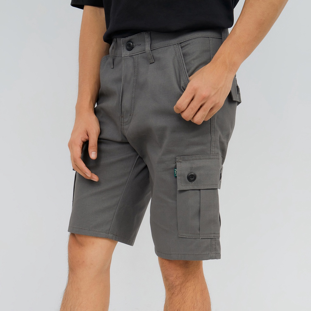 Pluviophile - Short Cargopants celana cargo pendek - Grey