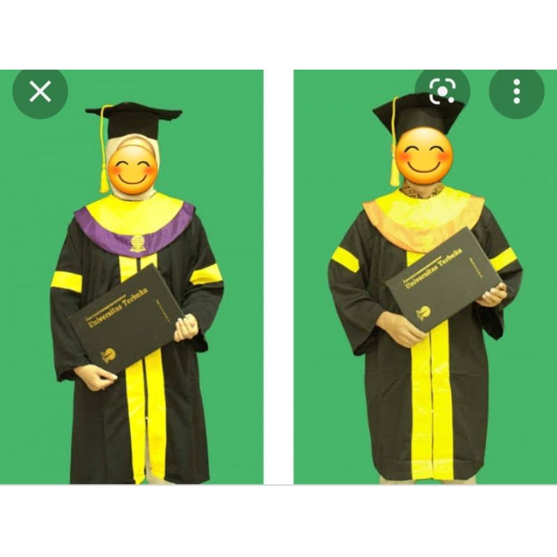 [READY Langsung Kirim] Toga Wisuda UT Universitas Terbuka