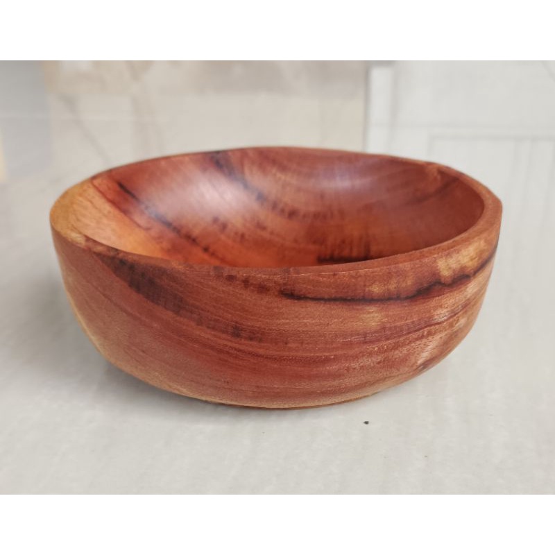 Mangkok salad 15cm mahoni