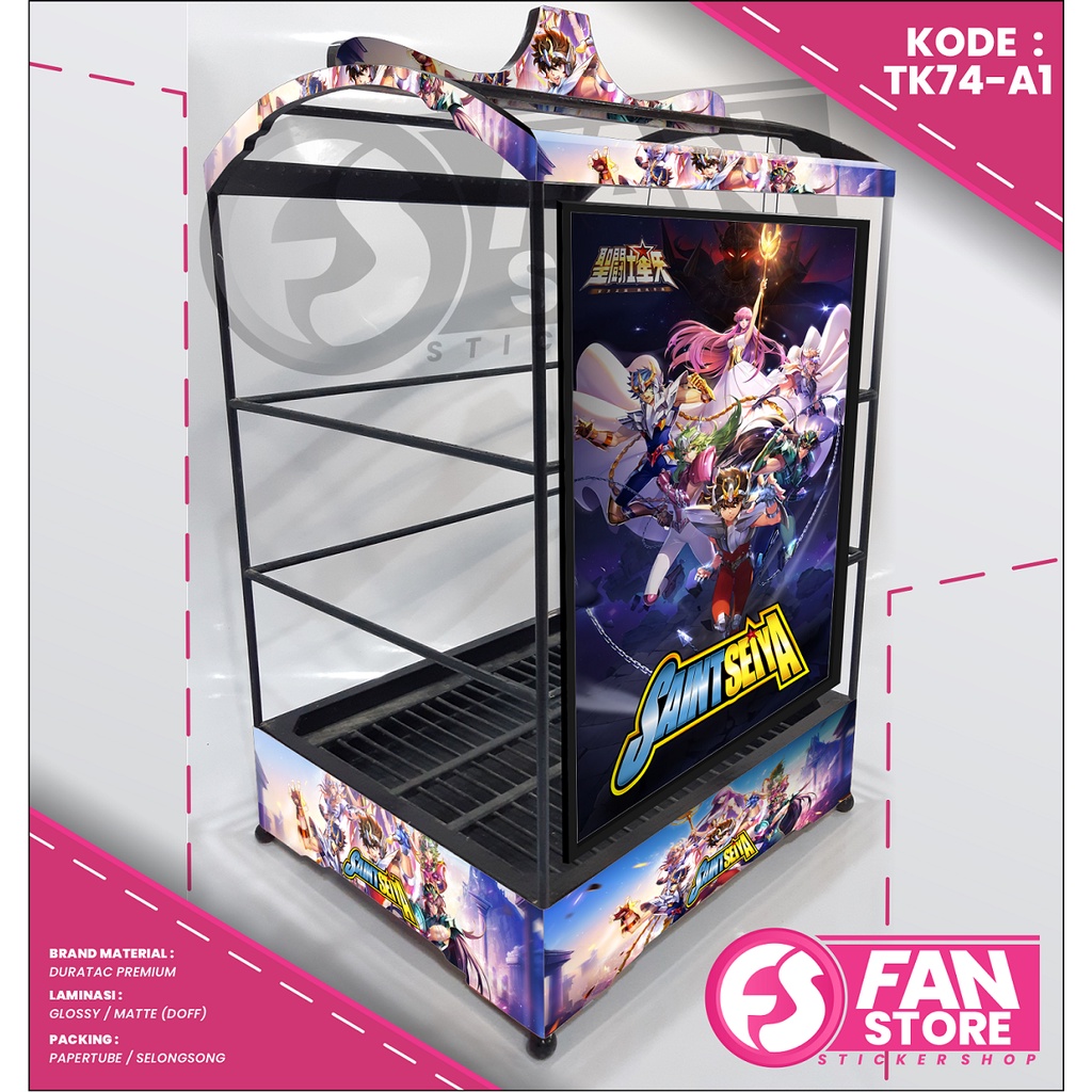 Decal Sangkar Kotak Sticker Decal Kandang Burung Kotak - Aksesoris Sangkar Burung Kacer Kenari