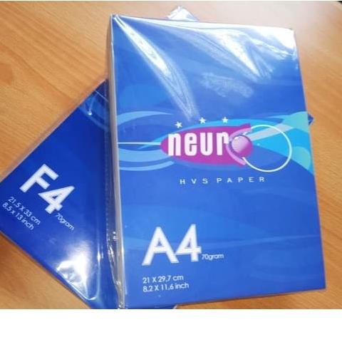 

Terbaru !! NEURO - HVS Kertas Fotokopi A4 70 Gram - Pack . . . . . .