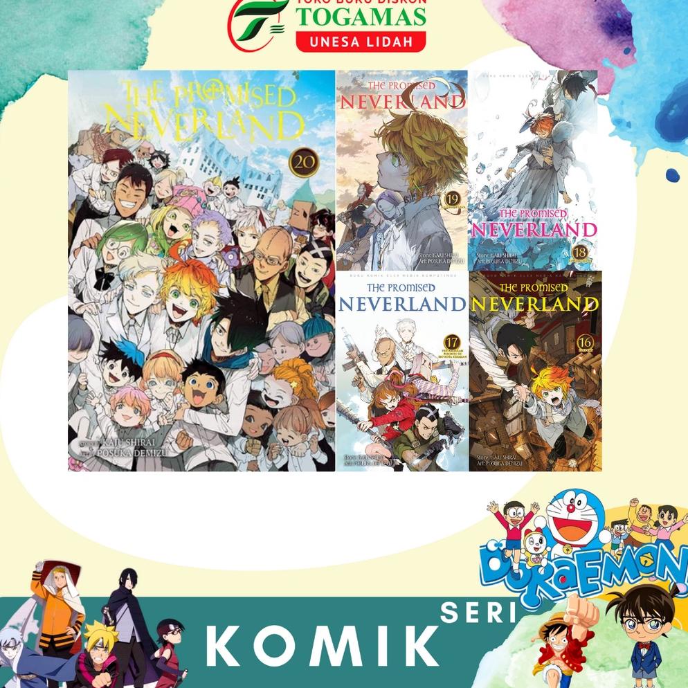 {MGA.18Oc22ˣ} KOMIK THE PROMISED NEVERLAND 01 - 20 END // SURAT DARI NORMAN KARYA KAIU SHIRAI,POSUKA