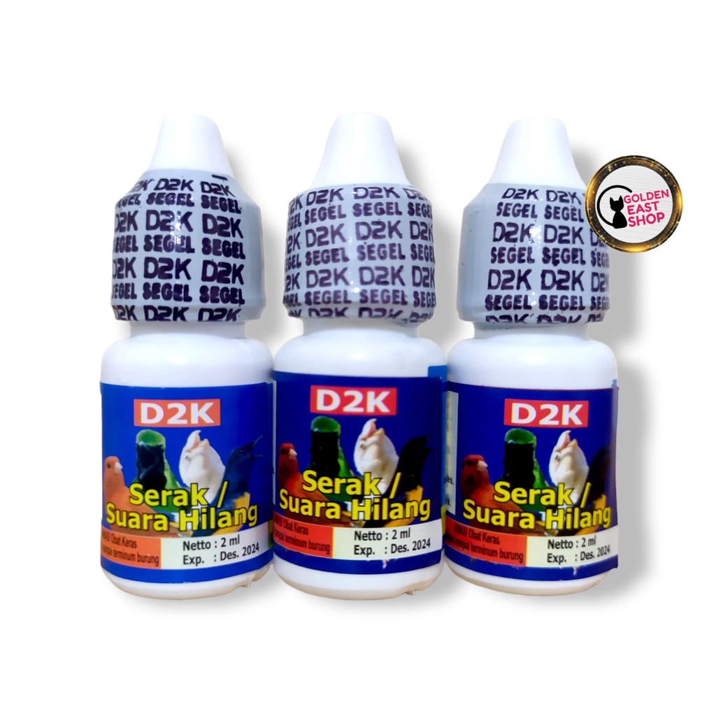 D2K SERAK SUARA HILANG OBAT BURUNG SERAK SUARA HILANG UNTUK MURAI BATU KACER C IJO KENARI LOVE BIRD 