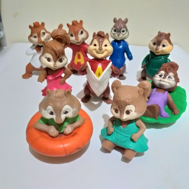 Action Figure FOX Alvin and The Chipmunks Series Mc Donalds' (Preloved/Second)