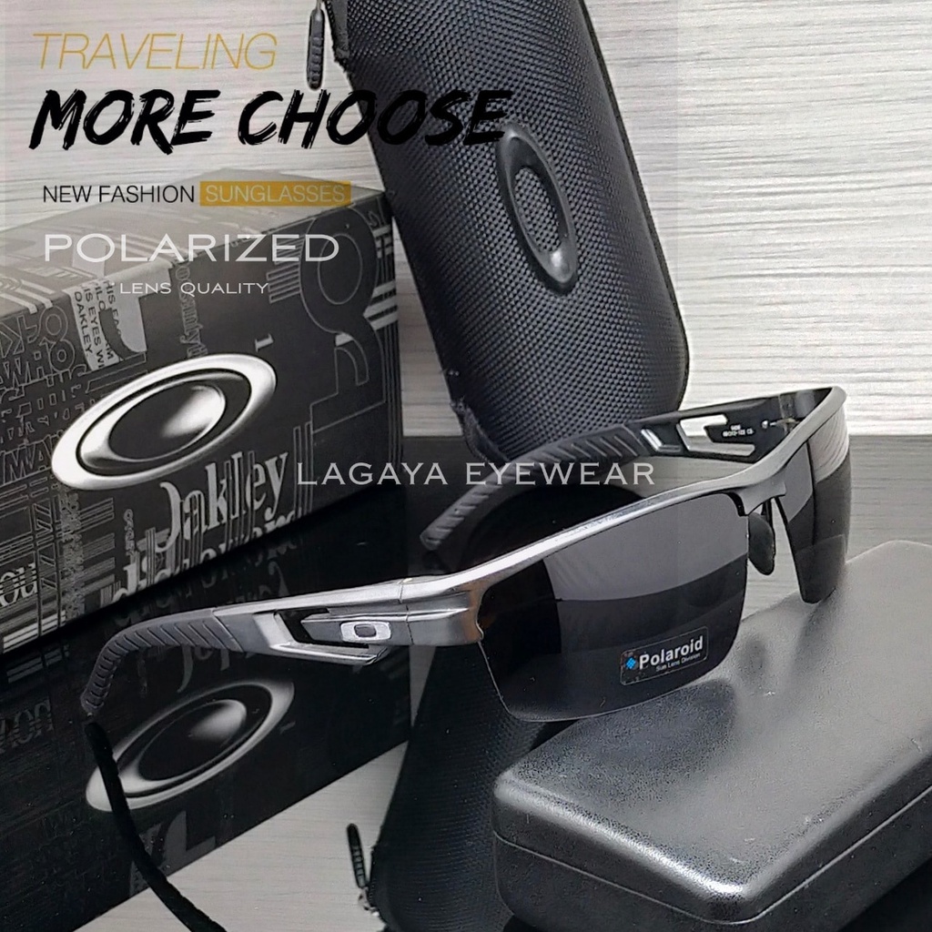 KACAMATA OLAHRAGA SPORT PRIA OAKLAY 9408 LENSA POLARIZED GAGANG FREME POLARIZED AKSESORIS TREND