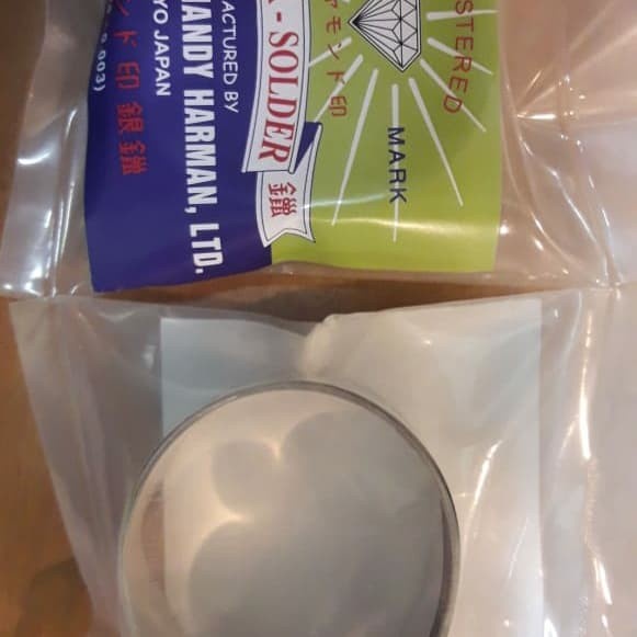 Silver Solder Flat Brazing Mizuno Handy Harman (Silver Plate)