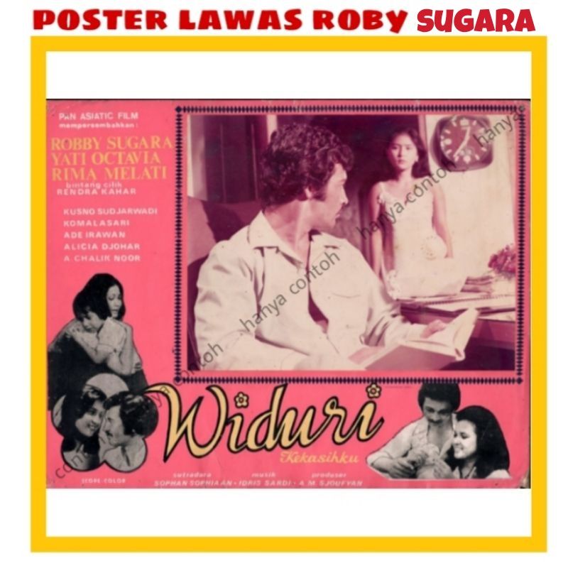 poster film lawas widuri - poster film roby sugara