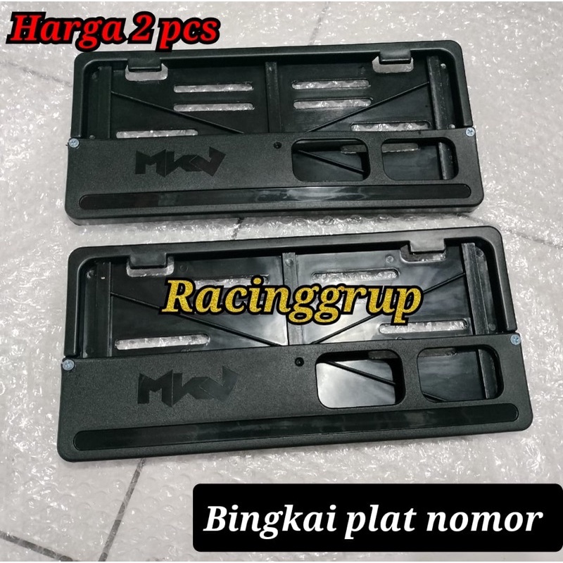 TEMPAT PLAT NOMOR MOTOR COVER TEMPAT DUDUKAN 1 SET / RUMAH PLAT NOMOR HONDA BEAT MIO VARIO FINO DLL