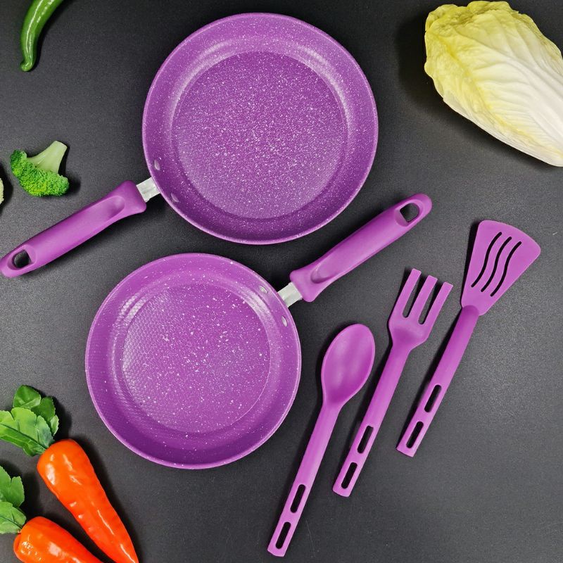 FRY PAN SET TEFLON ANTI LENGKET | TEFOON WARNA ANTI LENGKET | BONUS SPATULA