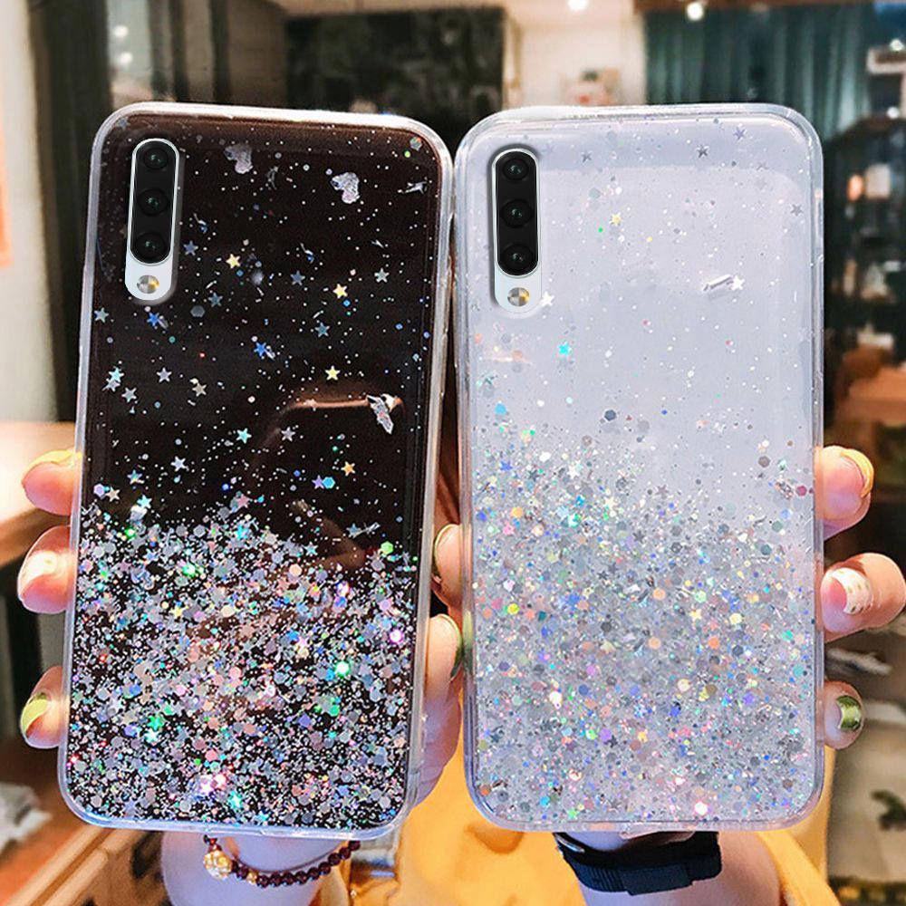 CASE GLITTER VIVO Y91C Y91 Y93 Y95 SOFT CASE GLITTER JELLY GLITTER BLING CASING CLEAR SOCKET