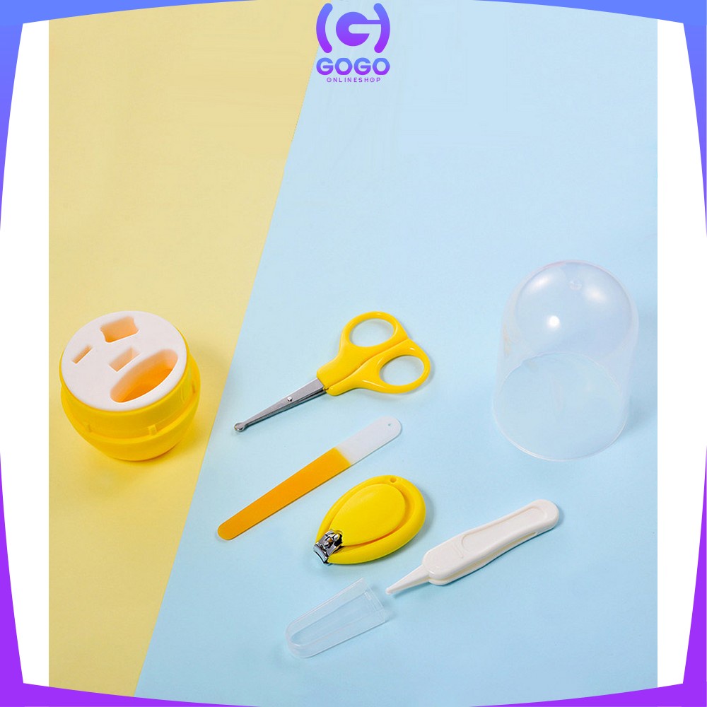 GOGO-C285 Gunting Kuku Bayi Set Baby Care Kit 4IN1 Baby Nail Clipper Set / Manicure Set Bayi