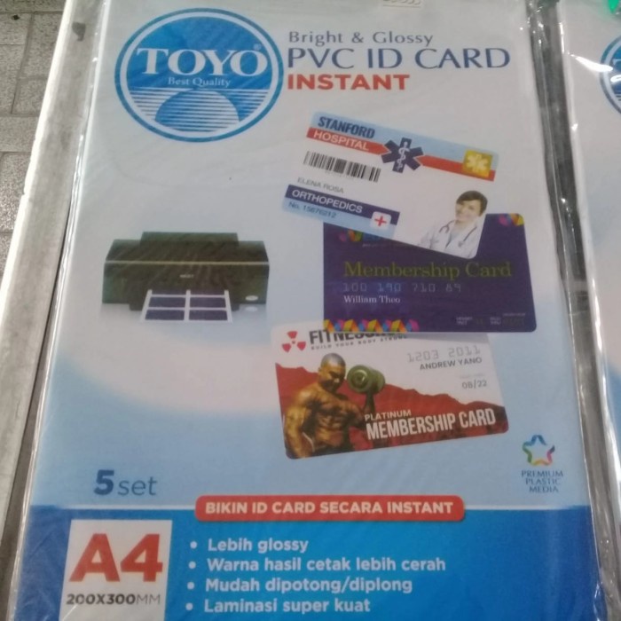 

murah E-print Laminating Free PVC Card 20 x 30 cm Isi 5 Lbr