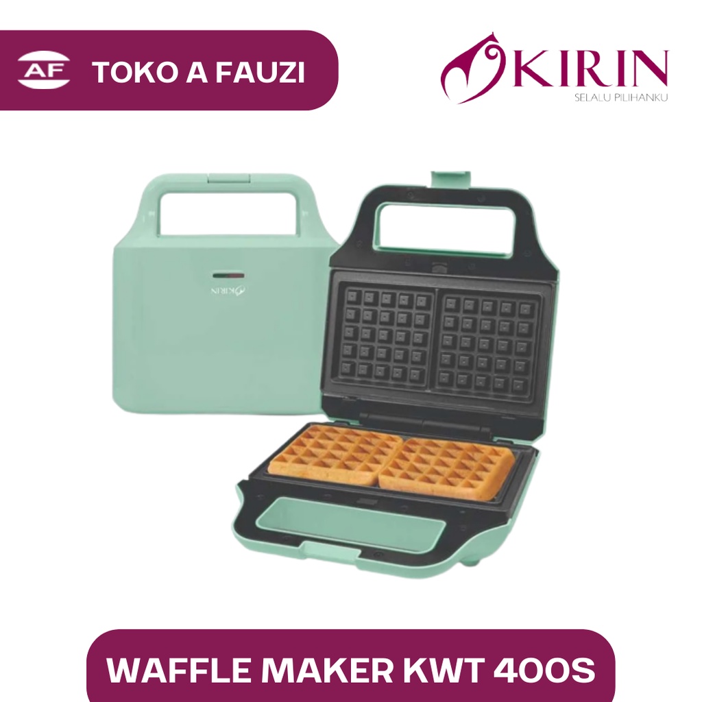 Kirin Waffle Maker Toaster Pembuat Waffle KWT 400R 400S