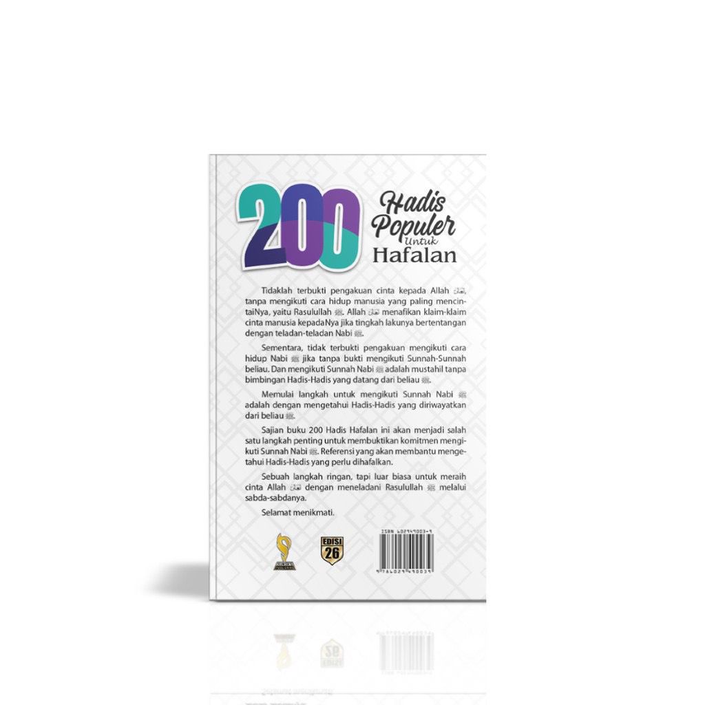 BUKU 200 HADIS POPULER UNTUK HAFALAN TERLARIS