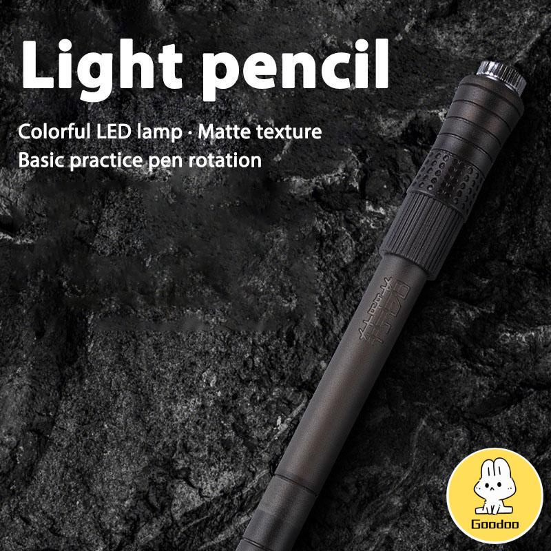 Pena Berputar Bercahaya Dekompresi Pena Lampu Pernapasan LED Keren -Doo