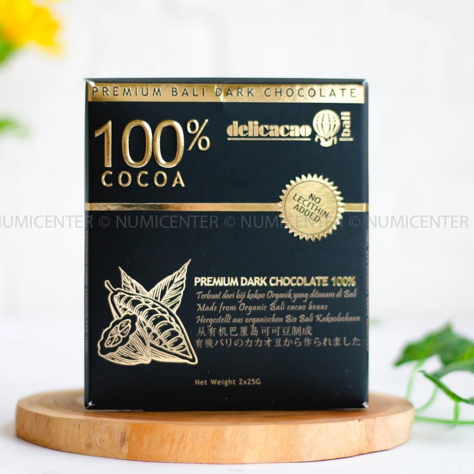 

KODEP5b5A--DELICACAO 100 PERCENT DARK CHOCOLATE 50G COKELAT GELAP