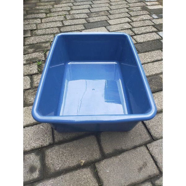 Livvicstore Bak Pasir Kucing/Kandang Kura Kura Kecil/Tempat Jemur Kura Kura/Bak Rendam Kura Kura/Bak