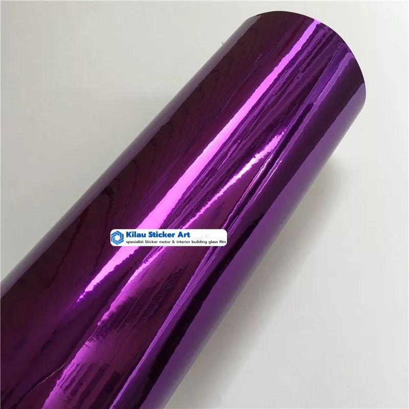 Stiker Skotlet Ungu Metalik Chrome Stiker Skotlet Motor Stiker Metalik