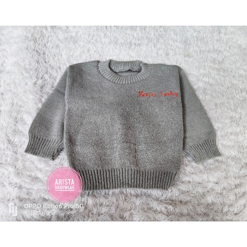 RAFFAbaby - atasan sweater bayi rajut premium